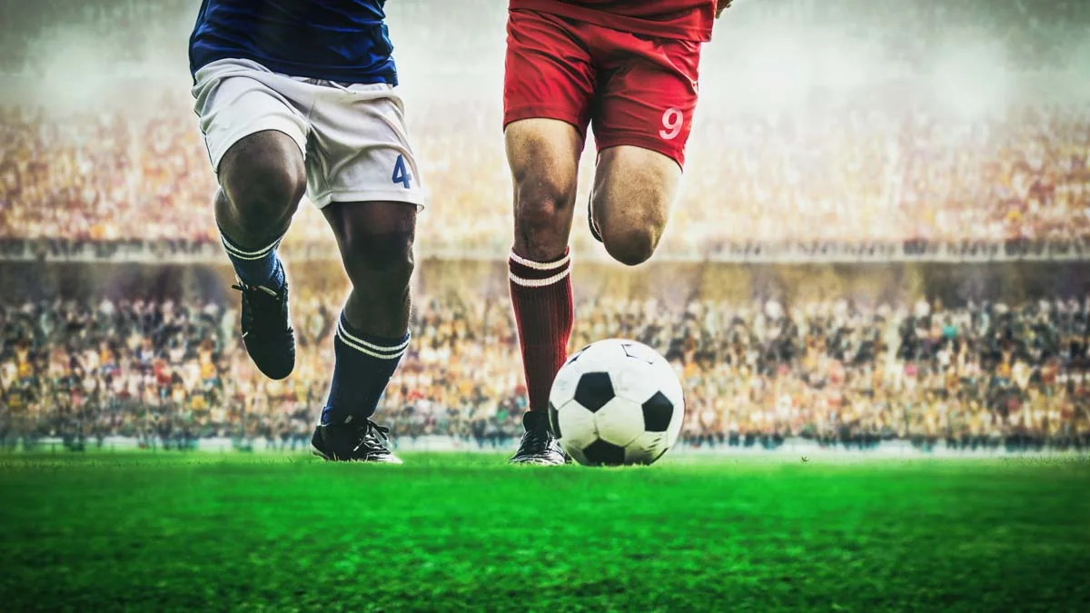 Layar pertandingan olahraga untuk navigasi liga dan event