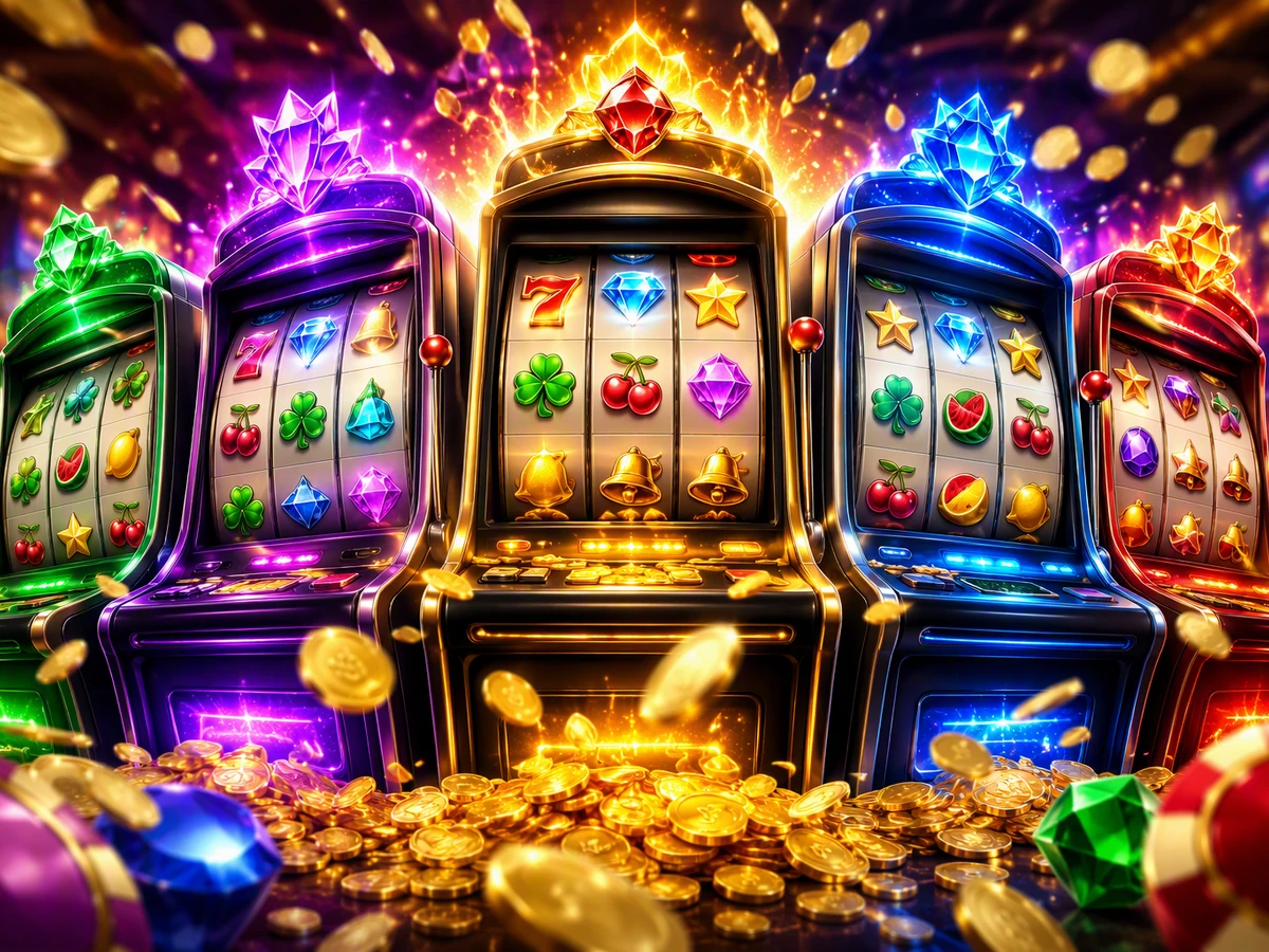 Tampilan permainan slot berwarna di SALAKTOTO